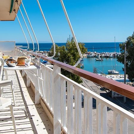 Lavish & Spacious Apt With Stunning Seaview, 10 Min Ath Airport أرتيميدا المظهر الخارجي الصورة